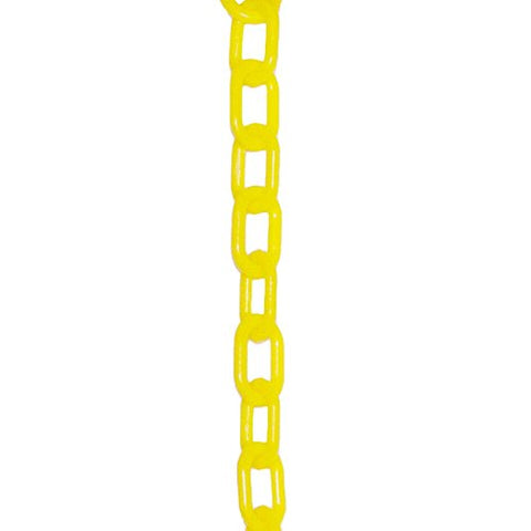 1"  Plastic Chain, 250 feet-Yellow - StaplermaniaStore