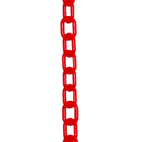 1"  Plastic Chain, 250 feet-Red - StaplermaniaStore
