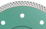 Pearl Abrasive 4" Thin Turbo Mesh Porcelain Diamond Blade.  2 pack 4 X .048 X 7/8, 20mm, 5/8 - StaplermaniaStore