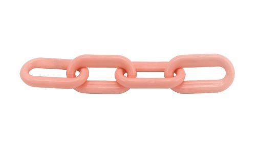 250 Feet of 1" Pink Plastic Chain - StaplermaniaStore