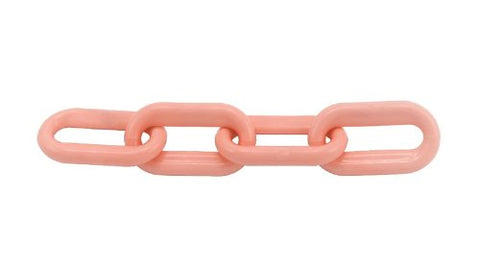 Pink Plastic Chain 1.5 Inch (6mm) 50 Feet - StaplermaniaStore
