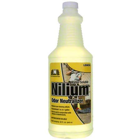 Nilodor Nilium Water Soluble Deodorizer-Lemon, Qt. Each - StaplermaniaStore
