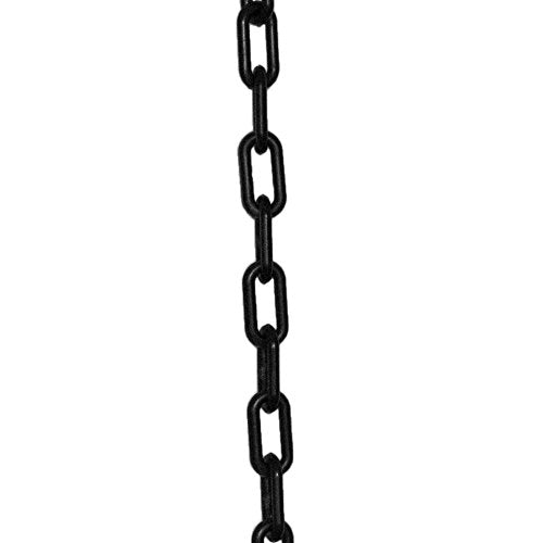 1 1/2" Plastic Chain, 200 feet-Black - StaplermaniaStore