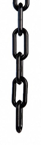 Plastic Chain,1-1/2 In x 50 ft,Black - StaplermaniaStore