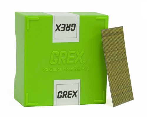 GREX P6/38L 23 Gauge 1-1/2-Inch Length Headless Pins (10,000 per box) - StaplermaniaStore
