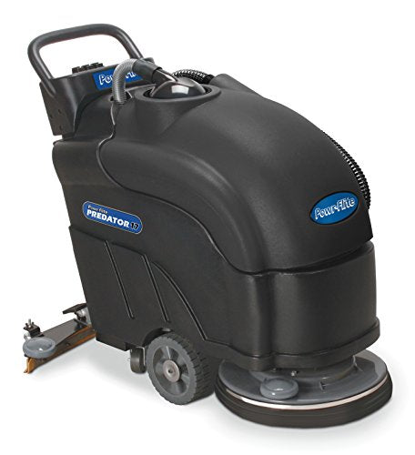 Powr-Flite PAS17BA-BC Predator Battery Powered Automatic Scrubber with Pad Driver, 200 RPM, 17"