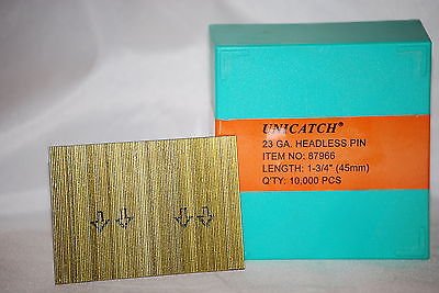 1-3/4"23 Ga. Galv. Unicatch Micro Pins also fits Grex, Senco,Bostitch 10,000/Box - StaplermaniaStore