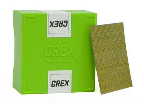 Grex P6/50L 23 Gauge 2-Inch Length Headless Pins 10,000/ Box - StaplermaniaStore