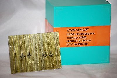 2" 23 Gauge Galv. Unicatch Headless Pins Fits:Grex, Senco,Bostitch 10,000/Box - StaplermaniaStore