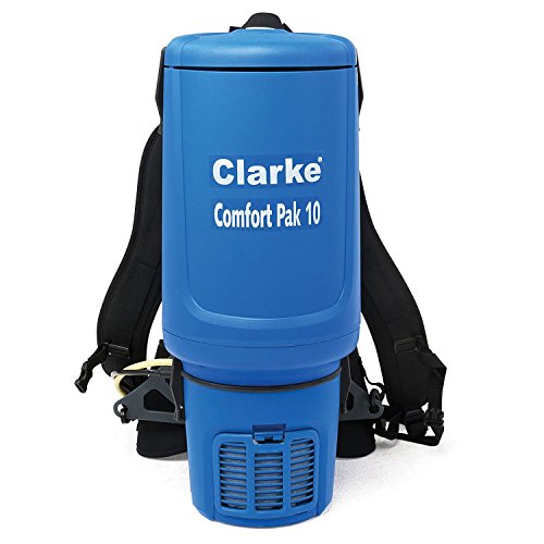Clarke Comfort Pak 10 Quart Commercial Back Pack Vacuum with Tool Kit - StaplermaniaStore
