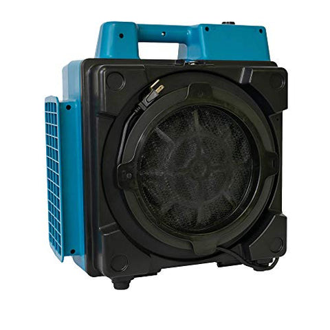 XPOWER X-2580 Professional 4-Stage HEPA Mini Air Scrubber with Activated Carbon Filter-Blue
