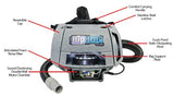 Sandia 30-2000 Super 1.5 HP Hipster Commercial Hip Vacuum, 6 Quart Capacity