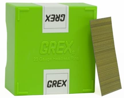 GREX P6/40L 23 Gauge 1-9/16-Inch Length Headless Pins (10,000 per box)