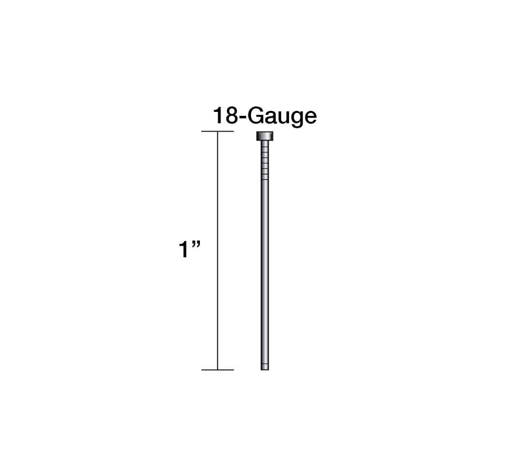 Hitachi 14102S 1" x 18 GA Finish Nail Electro-Galvanized, 5000-Count - StaplermaniaStore