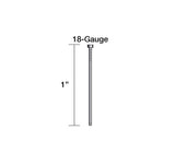 Hitachi 14102S 1" x 18 GA Finish Nail Electro-Galvanized, 5000-Count - StaplermaniaStore