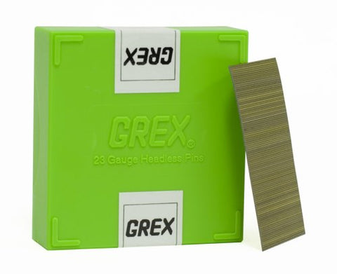 GREX P6/35L 23 Gauge 1-3/8-Inch Length Headless Pins (10,000 per box) - StaplermaniaStore