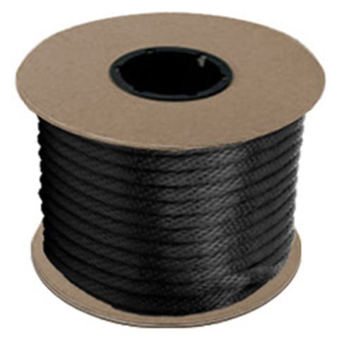 Halter - Lead Rope - Black - Braided - MFPP 27/64" x 500', 1150 lbs Tensile (1 Spool) - CWC-115334 - StaplermaniaStore