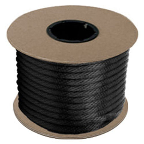 Halter - Lead Rope - Black - Braided - MFPP 27/64" x 500', 1150 lbs Tensile (1 Spool) - CWC-115334 - StaplermaniaStore