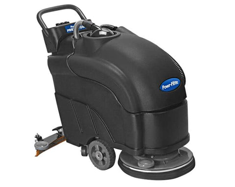 Powr-Flite Predator 20 inch Walk Behind Scrubber with 12 volt Batteries (2)