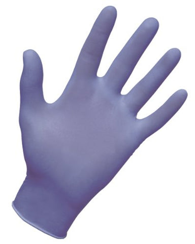 SAS Safety 66524 Derma-Med Powder-Free Nitrile Exam Grade Gloves, X-Large, 100-Pack