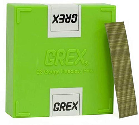 GREX P6/20L 23 Gauge 3/4-Inch Length Headless Pins (10,000 per box) .1 Pack