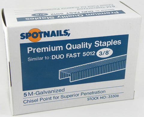 Spotnails 35506 3/8" (Similar to) 5012C Staple 3/8" - StaplermaniaStore