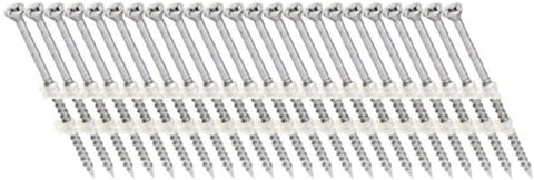 Fasco SCFP21213CVFC Scrail Fastener  Coarse Thread 20-22-Degree Plastic Strip FasCoat Versa Drive, 2.5-Inch x .113-Inch, 1000 Per Box - StaplermaniaStore