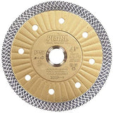 Pearl Abrasive P5 Turbo Mesh Porcelain Diamond Blade 4-1/2" x .048 x 7/8, 5/8, 20mm DIA45TTS - StaplermaniaStore