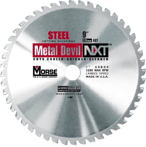 MK Morse Metal Devil Circular Saw Blade with 5/8-Inch Knockout - StaplermaniaStore