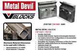MK Morse CSP14A01 Metal Devil V-Block for Use With Bench Vice - StaplermaniaStore