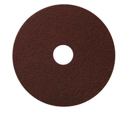 Americo Manufacturing 420714 Maroon EcoPrep Chemical Free Stripping/Deep Scrubbing Floor Pad (10 Pack), 14"