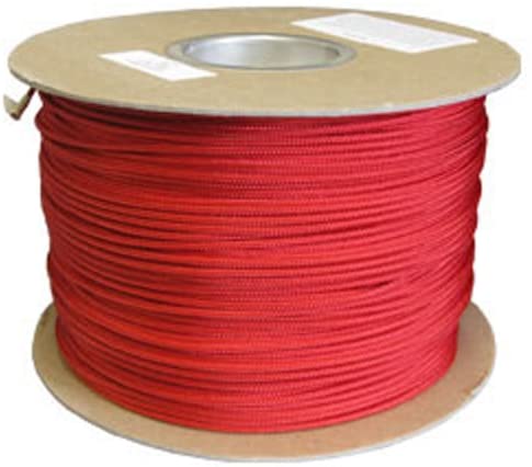 CWC Braided Polyester Longline Fishing Rope, Soft Lay - .110" x 500 yds, Red - StaplermaniaStore