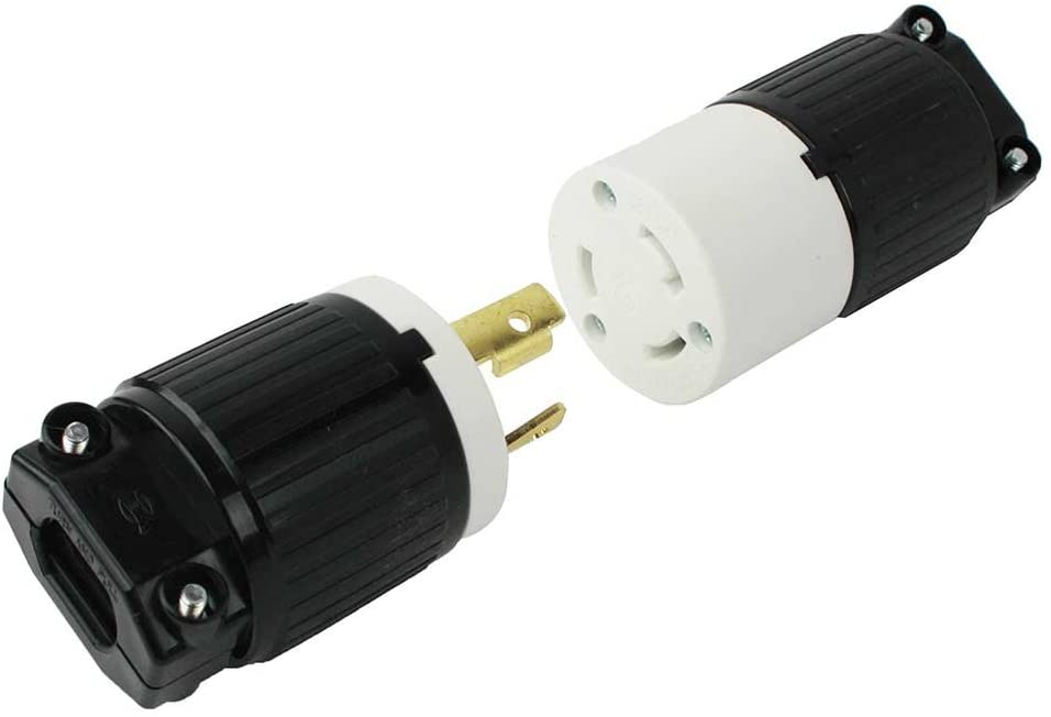Superior Electric YGA017-KIT 30 Amp 250 Volt Male Female Twist Lock 3 Wire Plug Nema L6-30P/30R - StaplermaniaStore