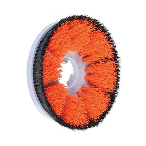 Motor Scrubber Aggressive Duty Brush With Splash Guard, 1 Each - StaplermaniaStore