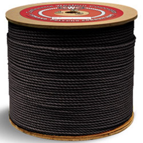 3-Strand Polypropylene Rope, Black - StaplermaniaStore