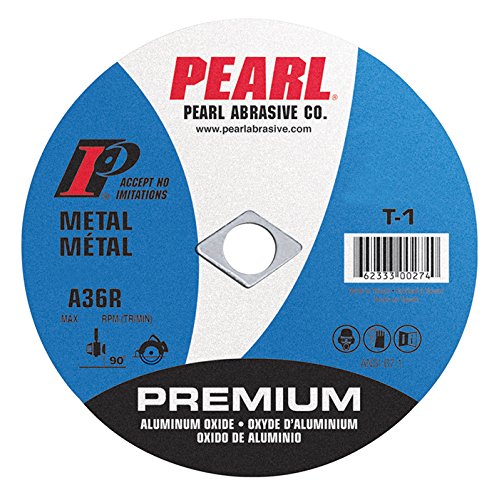 Pearl 4" x 1/8" x 3/8" Premium AL/OX Cut-Off Wheel (Pack of 25) - StaplermaniaStore