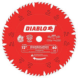Diablo D1260X 12-Inch by 60t 1in Arbor Combination Saw Blade