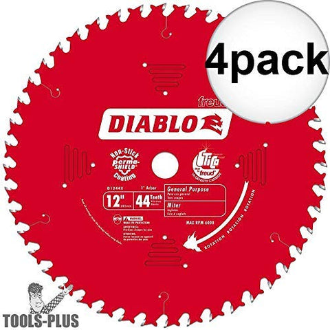 Diablo 12 in. Dia. x 1 in. Carbide Tip Circular Saw Blade 44 teeth 1 pk