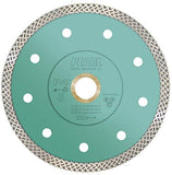 Pearl Abrasive 4" Thin Turbo Mesh Porcelain Diamond Blade.  2 pack 4 X .048 X 7/8, 20mm, 5/8 - StaplermaniaStore