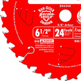 Diablo 6-1/2" x 24-Tooth ATB Framing Saw Blade with 5/8" Arbor (6-Pack)