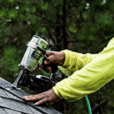 Metabo HPT Roofing Nailer, Pneumatic, Coil Roofing Nails from 7/8-Inch up to 1-3/4-Inch, 16 Degree Magazine (NV45AB2)