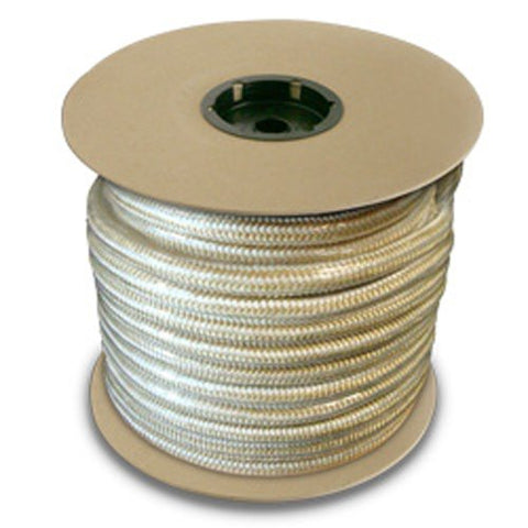 Double Braid Nylon Rope, Gold & White - StaplermaniaStore