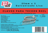 Grip-Rite GRCR2DGAL 1-Inch by 15 Degree Galvanized Coil Roofing Nail (7,200 per Box) - StaplermaniaStore