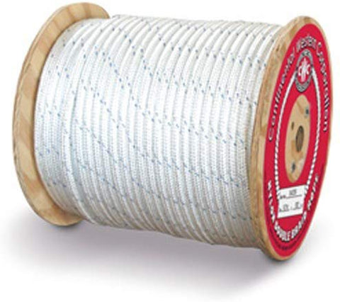 Double Braid Nylon Rope - 3/4" x 300 ft., White - StaplermaniaStore