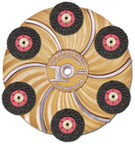 Pearl Abrasive 4-1/2" x 7/8" C-16 Turbo Cut Discs FSP4516PK6 - StaplermaniaStore