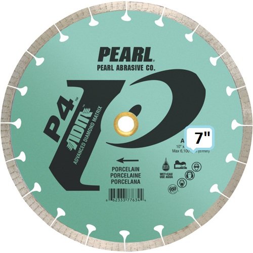 Pearl Abrasive P4 ADM07PT Reactor 7" Porcelain Tile Diamond Blade - StaplermaniaStore