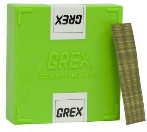 GREX P6/20L 23 Gauge 3/4-Inch Length Headless Pins (10,000 per box) - StaplermaniaStore