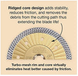 Pearl Abrasive P5 Turbo Mesh Porcelain Diamond Blade 4-1/2" x .048 x 7/8, 5/8, 20mm DIA45TTS - StaplermaniaStore