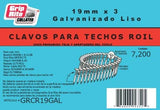 Grip Rite GRCR19GAL 3/4" by 15° Wire Collated Galvanized Coil Roofing Nail (7, 200per Box) - StaplermaniaStore