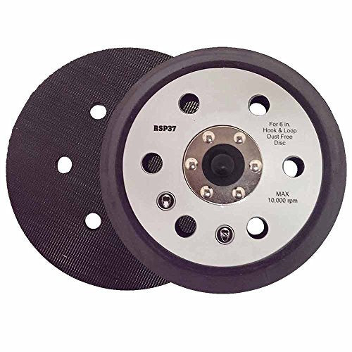 Superior Electric RSP37 6-Inch Sander Pad (Hook & Loop, 6 Vacuum Holes) for 7336 and 97366 replaces Porter Cable 18001 by Superior Pads and Abrasives - StaplermaniaStore